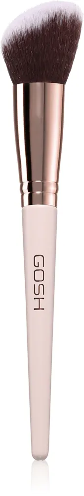 Кисть для контуринга GOSH COPENHAGEN Contour Brush из синтетических волокон, для пудровых и кремовых средств, 1 шт