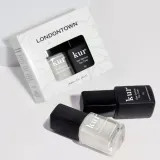 Набор лаков для ногтей LONDONTOWN Conceal + Go Duo с верхним покрытием, подарочный — фото 2