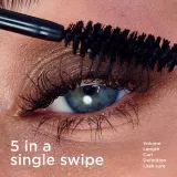 Тушь для ресниц Clarins Wonder Perfect Mascara 5D для объёма и длины, чёрная, 8 мл, оттенок 01 black — фото 2