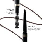Карандаш для бровей Clarins Wonder Define Eyebrow Pencil, с щёточкой, 0,06 г, оттенок 04 dark brown — фото 3