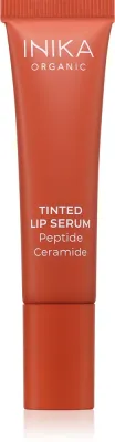 Бальзам для губ INIKA Organic Tinted Lip Serum Peptide + Ceramide тонирующий, увлажняющий, 10 мл, оттенок Rosewood