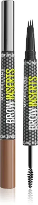 MAYBELLINE NEW YORK Brow Inserts - Фломастер для бровей Maybelline Brow Inserts с щёточкой, для естественного эффекта, 1,25 мл, 1.25 мл, оттенок 2 Soft Brown