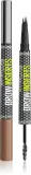 MAYBELLINE NEW YORK Brow Inserts - Фломастер для бровей Maybelline Brow Inserts с щёточкой, для естественного эффекта, 1,25 мл, 1.25 мл, оттенок 2 Soft Brown — фото 1