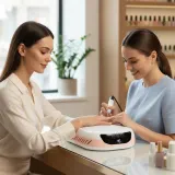 Пылесос для маникюра Beautifly NailFlow Dust Absorber с многоразовым фильтром, с подставкой под запястье, 1 шт — фото 4