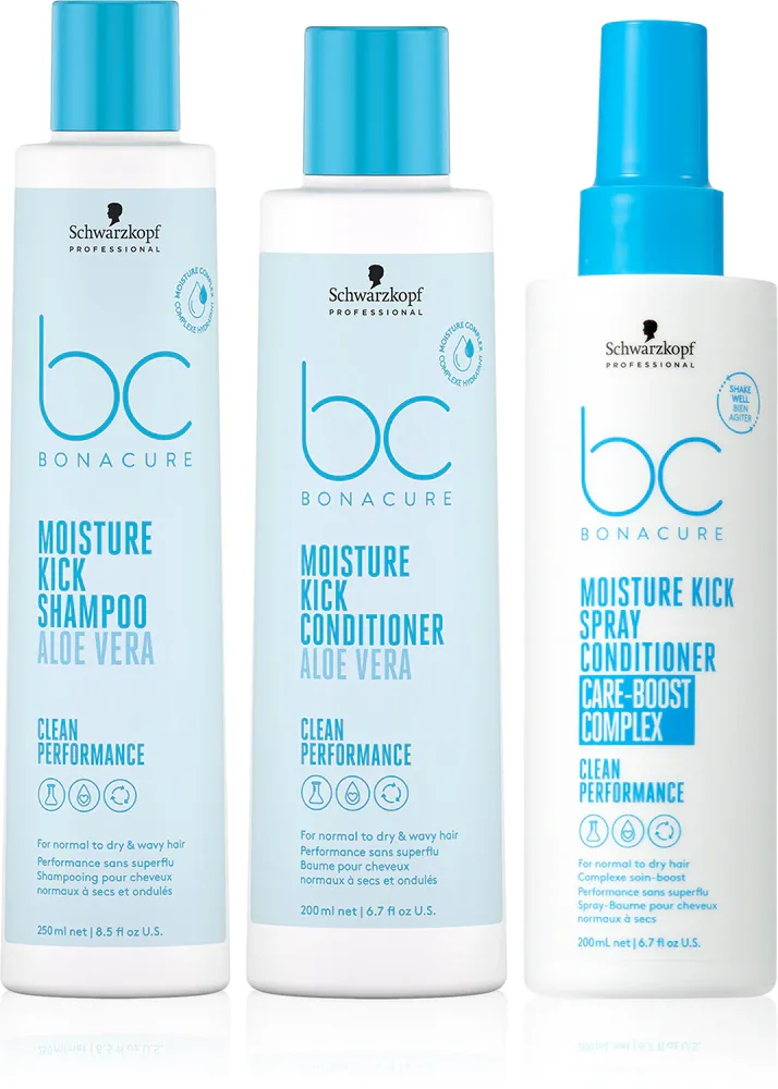 Набор для волос Schwarzkopf Professional BC Bonacure Moisture Kick увлажняющий, шампунь и уход, 1 шт
