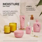 Набор для волос Alfaparf Milano Semi di Lino Moisture Duo Kit шампунь и маска, для сухих волос, 2 предмета, 2 шт — фото 5