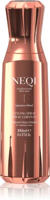Спрей для укладки волос NEQI Diamond Glass Ultimate Styling spray, термозащита, 180 мл