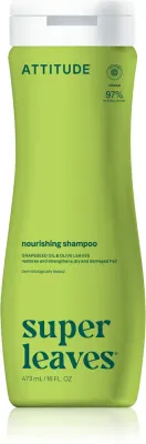 Шампунь для волос Attitude Super Leaves Nourishing Strengthening питательный, для сухих волос, 473 мл