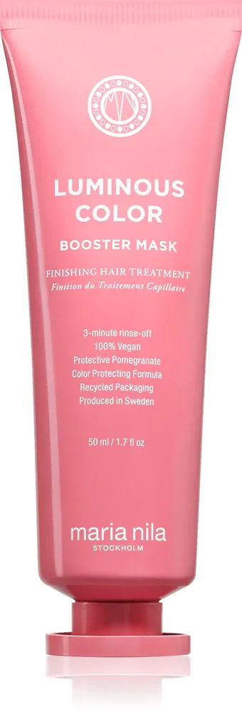 Маска-бустер для волос Maria Nila Luminous Colour Booster Mask, для окрашенных волос, 50 мл
