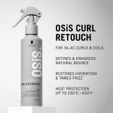 Несмываемый уход для волос Schwarzkopf Professional Osis+ Curl Retouch для вьющихся волос, с термозащитой, 200 мл — фото 4