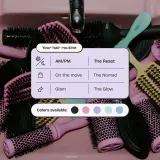Расчёска для волос Olivia Garden Club The Reset Wet Curly Detangling Hairbrush для распутывания, с нейлоновой щетиной, 1 шт Blue — фото 7