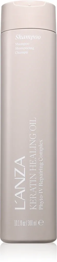 Шампунь для волос L'anza Keratin Healing Oil Lustrous Shampoo кератиновый, для повреждённых волос, 300 мл