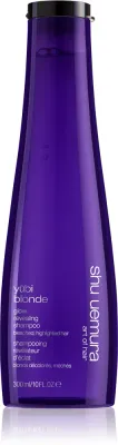 Шампунь для волос Shu Uemura Yubi Blonde для блонд и седых волос, с белым пионом, 300 мл