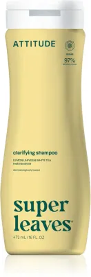 Шампунь для волос Attitude Super Leaves Clarifying очищающий, для жирных волос, 473 мл