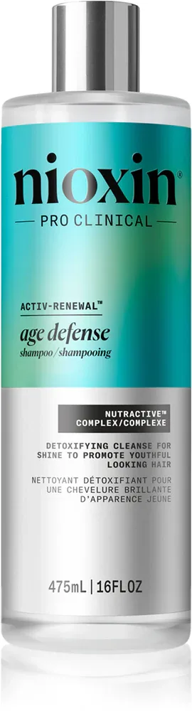 Шампунь Nioxin Age defense Shampoo очищающий, против перхоти
