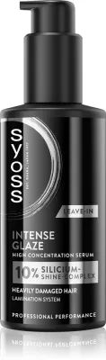 Сыворотка для волос Syoss Intense Glaze High Concentration Serum несмываемая, для сильно повреждённых и тусклых волос, придаёт блеск, 100 мл