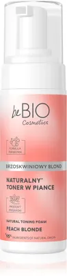 Пенка тонирующая для волос beBIO Natural Foam Toner Peach Blonde персиковый блонд, смываемая, 120 мл