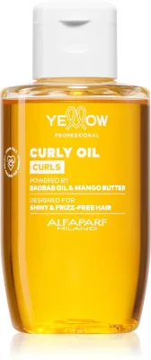 Масло для волос Yellow Professional Curls Curly Oil для кудрявых и волнистых волос, придаёт блеск и эластичность, 100 мл