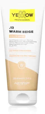 Маска для волос Yellow Professional Color Mask тонирующая, восстанавливает яркость цвета,, 200 мл, оттенок .13 Warm Beige