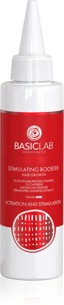 Сыворотка для кожи головы BasicLab Dermocosmetics Trichologis стимулирующая рост волос, с кофеином, 150 мл