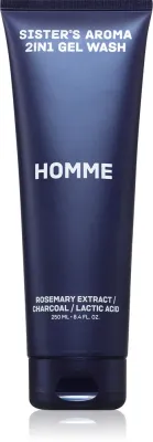 Гель для душа Sister's Aroma Homme 2в1 для тела и волос, для мужчин, 250 мл