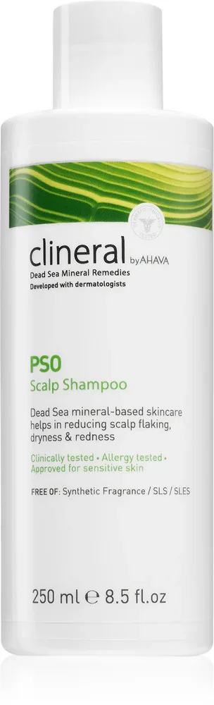 Шампунь для волос AHAVA Clineral PSO успокаивающий, для кожи головы, 250 мл