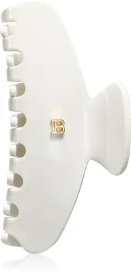 Заколка для волос Balmain Hair Couture Medium White, не оставляет заломов, 1 шт