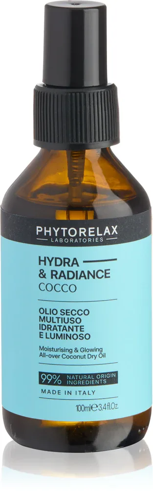 Сухое масло для тела Phytorelax Laboratories Coconut быстро впитывающееся, питательное, 100 мл