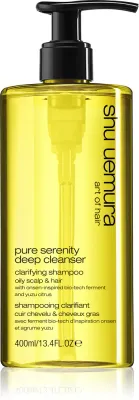 Шампунь для волос Shu Uemura Deep Cleanser Pure Serenity глубокое очищение, для жирной кожи головы, 400 мл