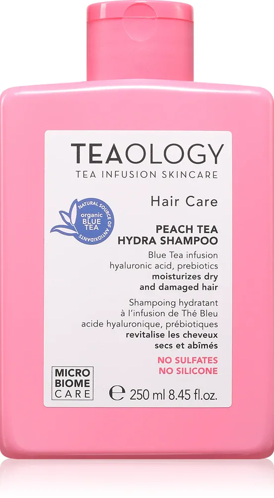 Шампунь Teaology Peach Tea Hydra Shampoo увлажняющий, с гиалуроновой кислотой, 250 мл