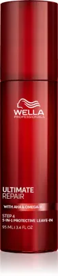 Несмываемая сыворотка для волос Wella Professionals Ultimate Repair Protective Leave-In с термозащитой, восстанавливающая, 95 мл