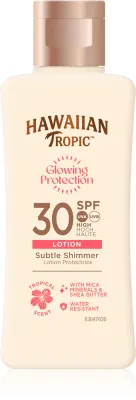 Молочко солнцезащитное Hawaiian Tropic Glowing Protection Sunscreen Lotion водостойкое, для естественного загара, 75 мл
