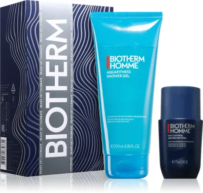 Набор для ухода за телом Biotherm Aquafitness мужской, гель для душа и дезодорант