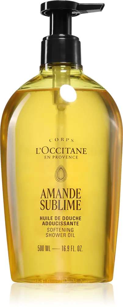 Масло для душа L’Occitane Amande Sublime Softening Shower Oil с миндальным маслом, смягчающее