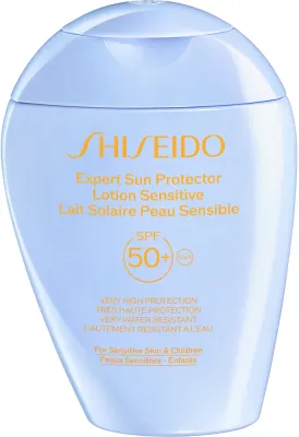 Солнцезащитный лосьон Shiseido Expert Sun Protector Lotion Sensitive SPF50+ для чувствительной кожи, 150 мл SPF 50+