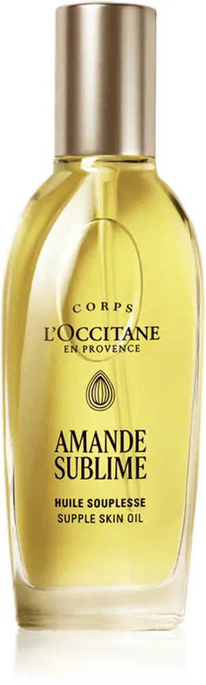 Масло для тела L’Occitane Amande Sublime Supple Skin Oil питательное, с миндальным маслом, 100 мл