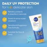 Молочко NIVEA SUN Kids солнцезащитное, для детей, 100 мл SPF 50+ — фото 2