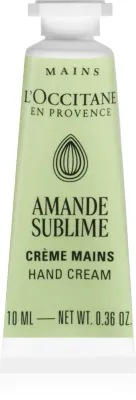 Крем для рук L’Occitane Amande Sublime Hand Cream с миндальным маслом, 10 мл