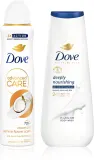 Набор Dove Advanced Care дезодорант-спрей и увлажняющий гель для душа, 2 шт — фото 1