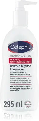 Молочко для тела Cetaphil PRO ItchControl Lotion увлажняющее, для сухой и чувствительной кожи, 295 мл