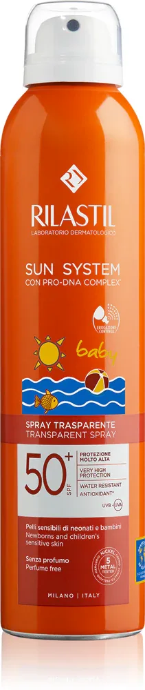 Солнцезащитная эмульсия для детей Rilastil Sun System Baby, очень высокая защита от солнца, 200 мл