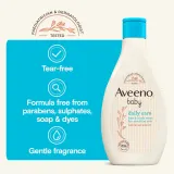 Гель для мытья Aveeno Baby Daily Care детский, с экстрактом овса и ромашки, 400 мл — фото 6
