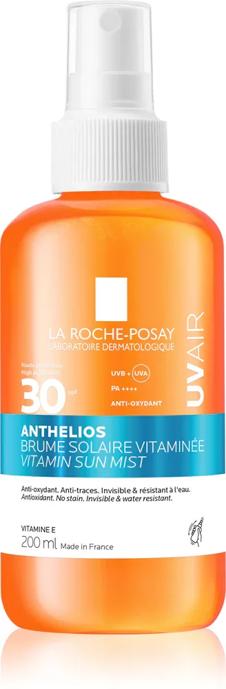 Мист солнцезащитный La Roche-Posay Anthelios UV Air SPF 30, увлажняющий, 200 мл SPF 30