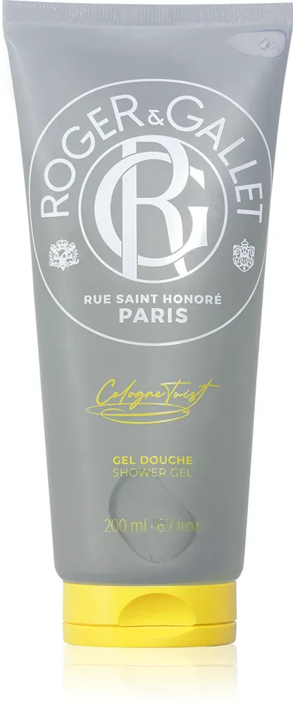 Roger & Gallet Cologne Twist - Гель для душа Roger Gallet Cologne Twist мужской, увлажняющий, с алоэ, 200 мл, 200 мл
