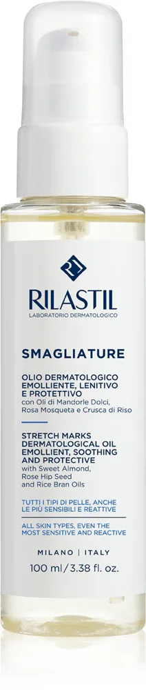 Масло для тела от растяжек Rilastil Smagliature массажное, гелевое, 100 мл