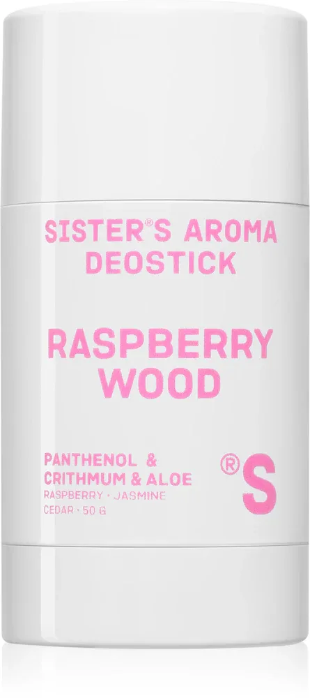 Дезодорант-стик Sister's Aroma Wood Deostick с пантенолом, длительная защита, 50 г