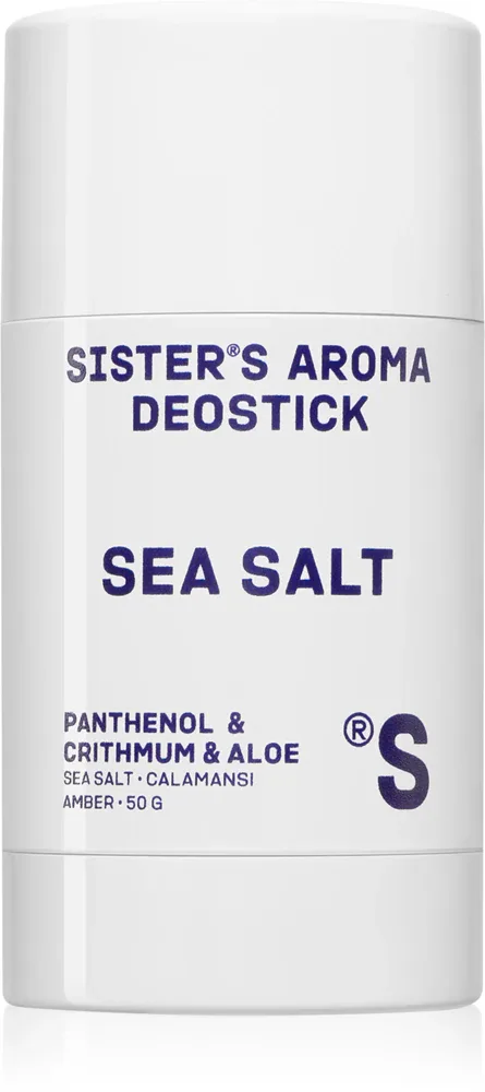 Дезодорант-стик Sister's Aroma Sea Salt Deostick с пантенолом, 50 г