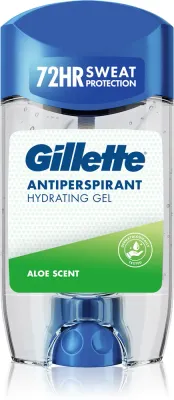 Антиперспирант-гель Gillette Antiperspirant Hydrating Gel Aloe Scent для мужчин, с ароматом алоэ, 70 мл