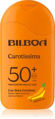 Крем солнцезащитный для тела Bilboa Carotissima Crema водостойкий, с бета-каротином, 200 мл SPF 50+