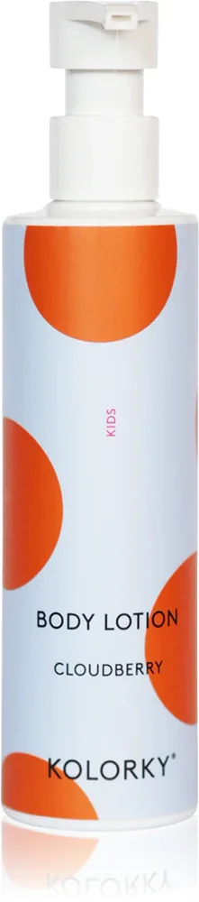 Молочко для тела детское Kolorky Kids Body Lotion увлажняющее, для чувствительной кожи, 190 мл Cloudberry
